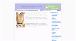 Desktop Screenshot of food-properties.com